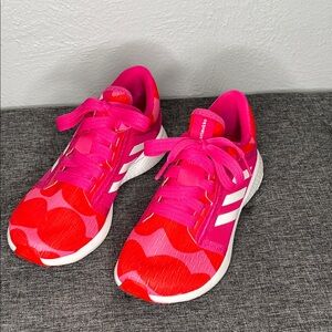 Adidas Women's Pink and Red Athletic Shoes
